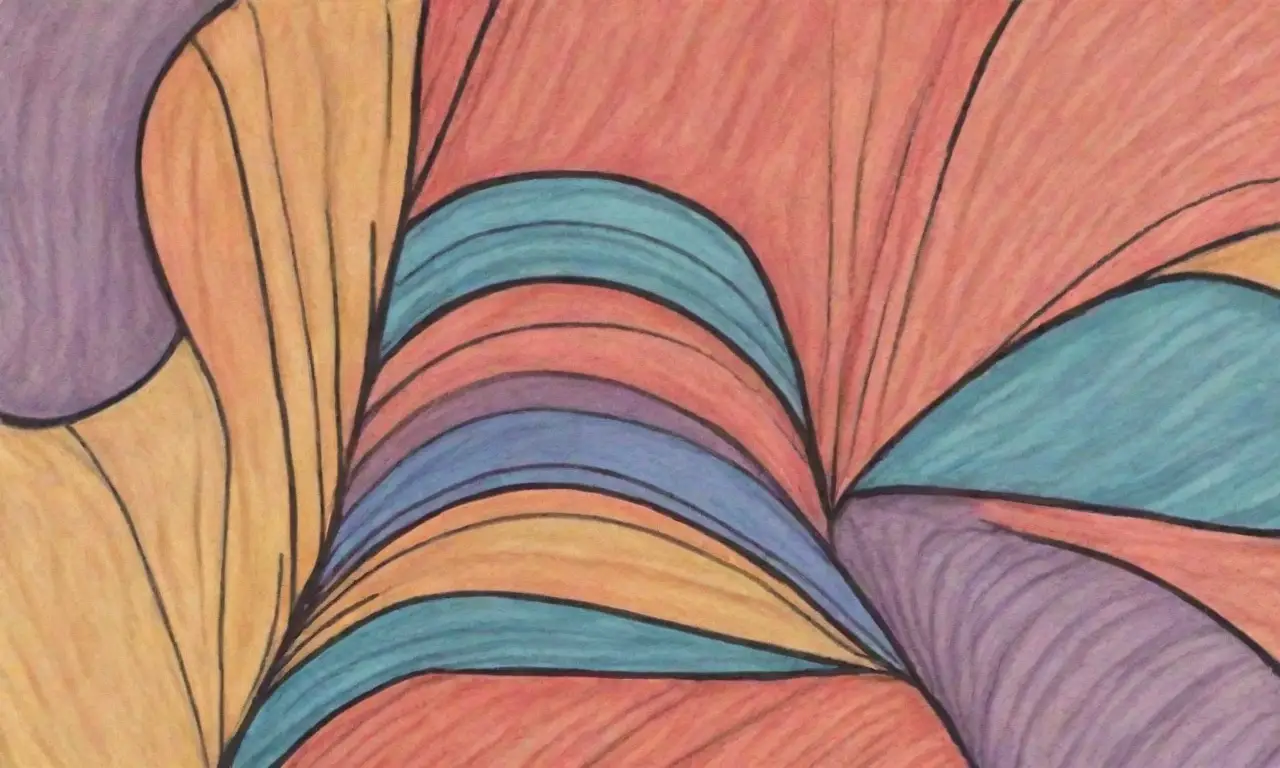 Elementos visuales como líneas, sombras, texturas y colores crean una composición armoniosa y dinámica