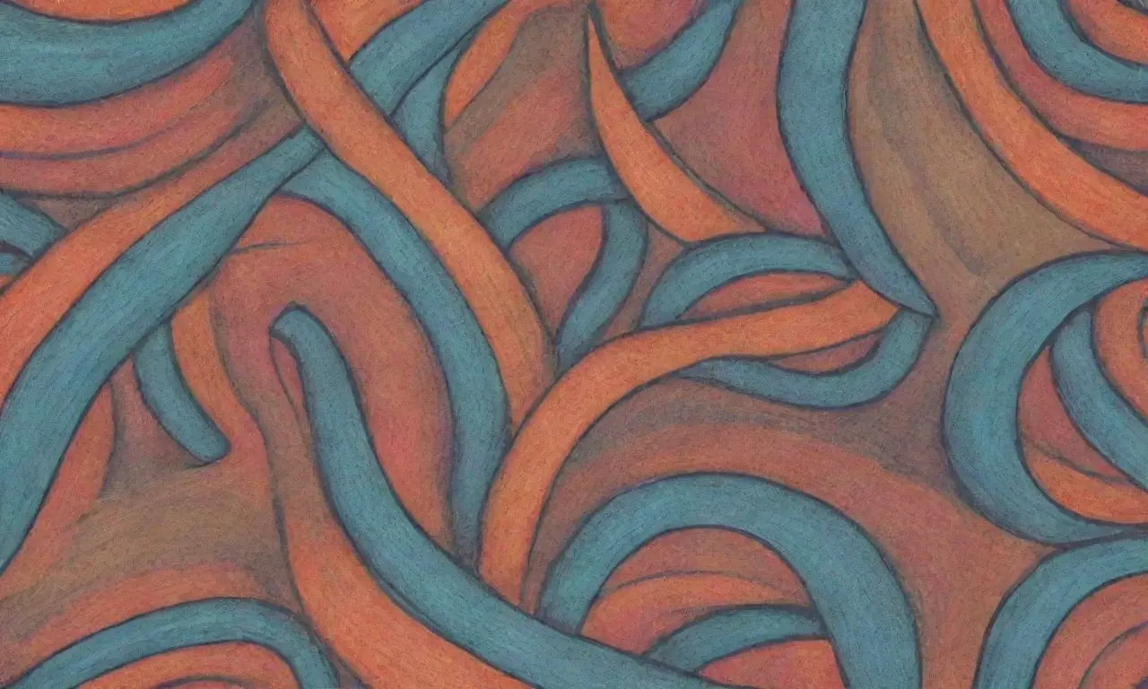 Un intrincado diseño visual comunica ideas, desafíos y soluciones a través de texturas, colores y formas