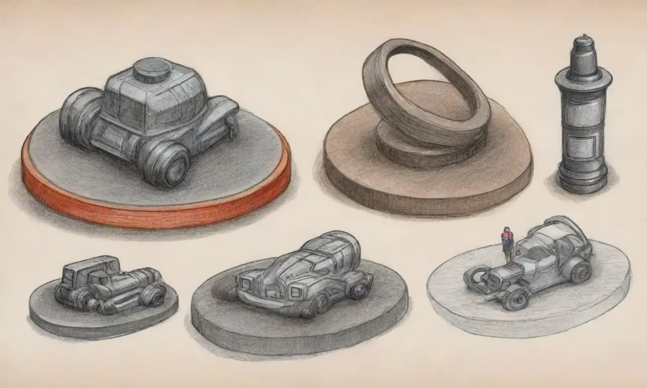 El diseño de herramientas combina líneas intrincadas, colores vibrantes y texturas suaves para resaltar modernidad e innovación