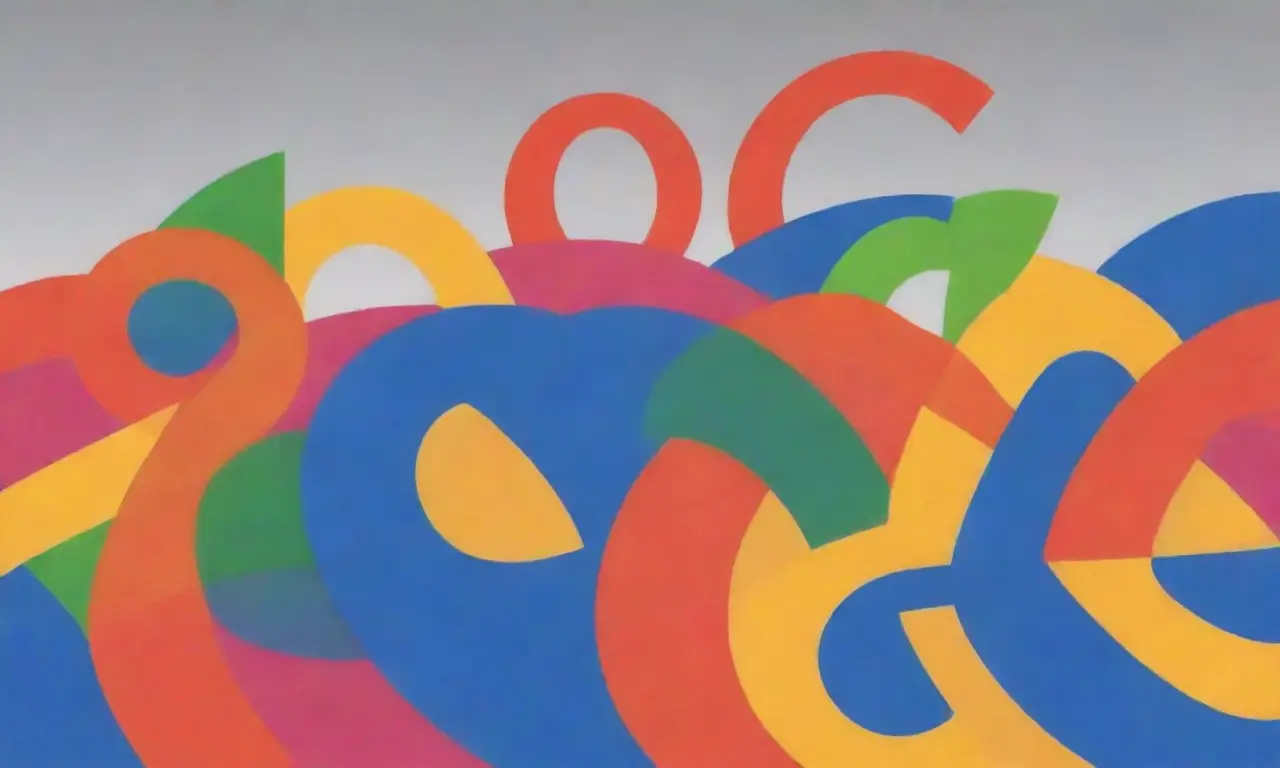 El diseño del logo de Google combina líneas, colores y formas para representar evolución, competencia y crecimiento