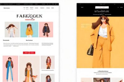Plantillas de moda crean sitios web vibrantes