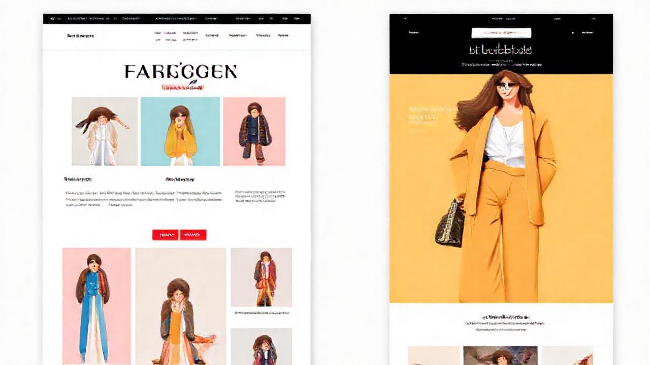 Plantillas de moda crean sitios web vibrantes