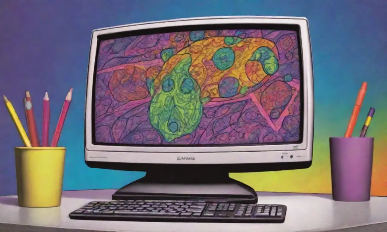 Un diseño digital combina líneas, colores y texturas para transmitir innovación y creatividad