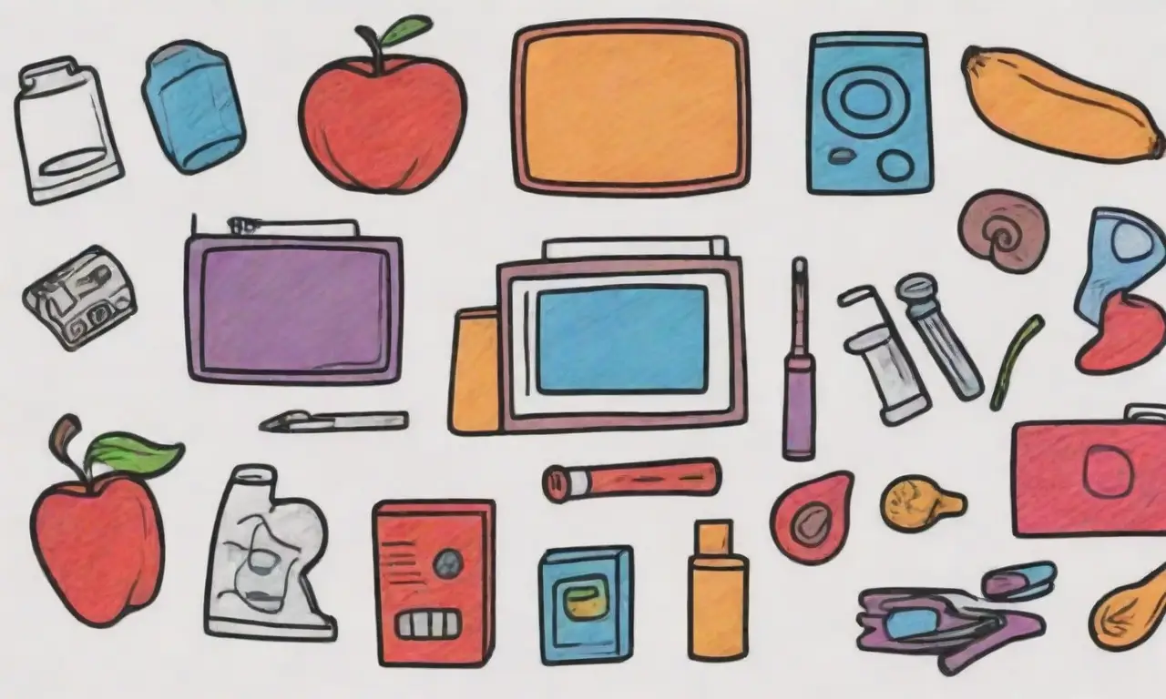 El diseño utiliza líneas, colores y texturas para resaltar herramientas de video y estrategias de marketing