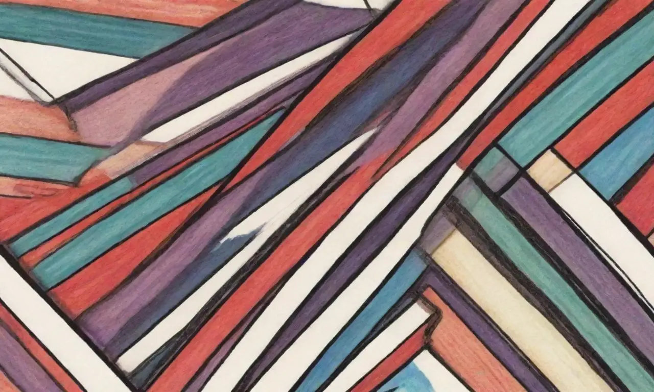 Líneas audaces y colores vibrantes crean plataformas con profundidad y detalles que invitan a la inspección