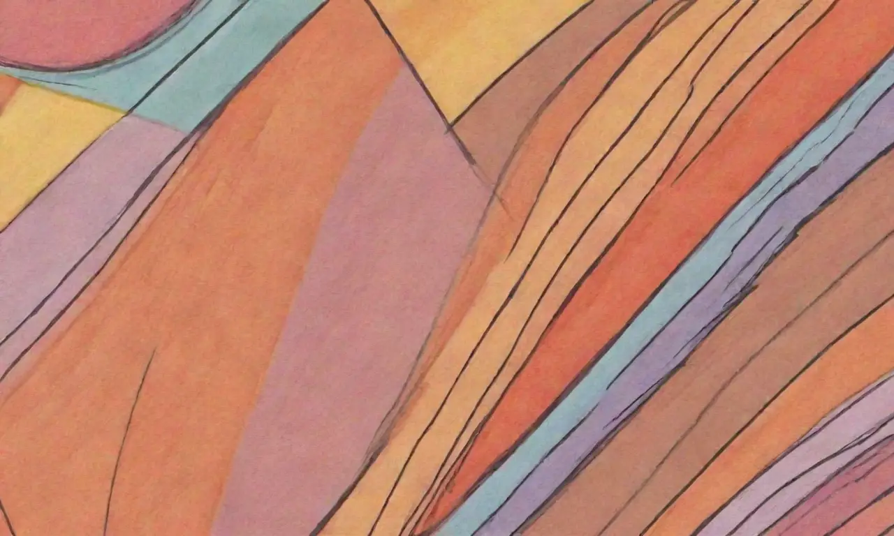 Elementos visuales como líneas, sombras, texturas y colores crean una composición dinámica y equilibrada