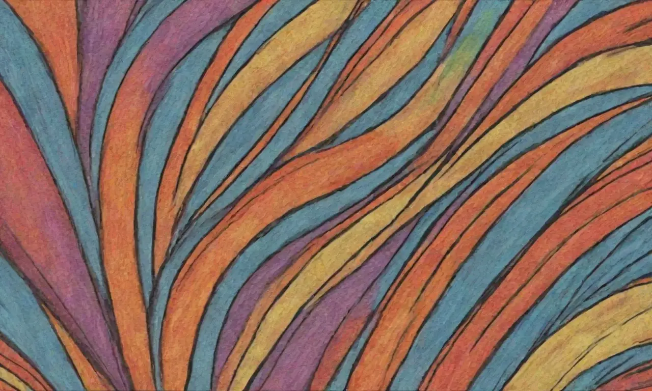 El diseño utiliza líneas, colores y texturas para representar flujos de ingresos y oportunidades de publicidad