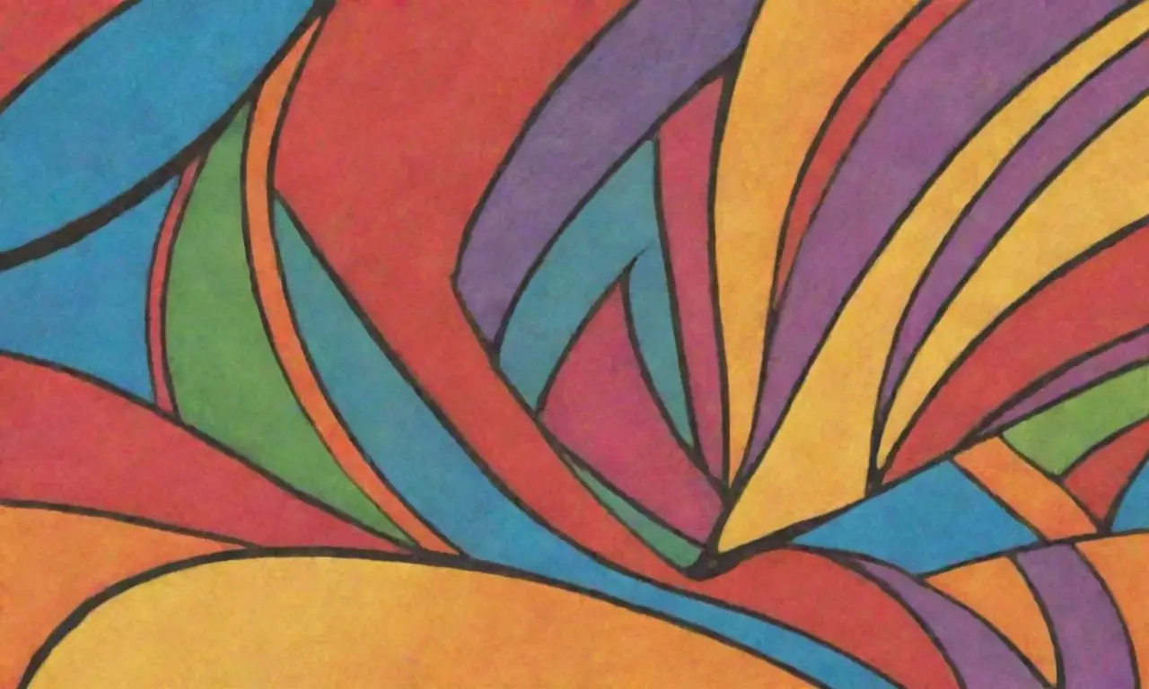Colores vibrantes y detalles intrincados crean una composición armoniosa y dinámica