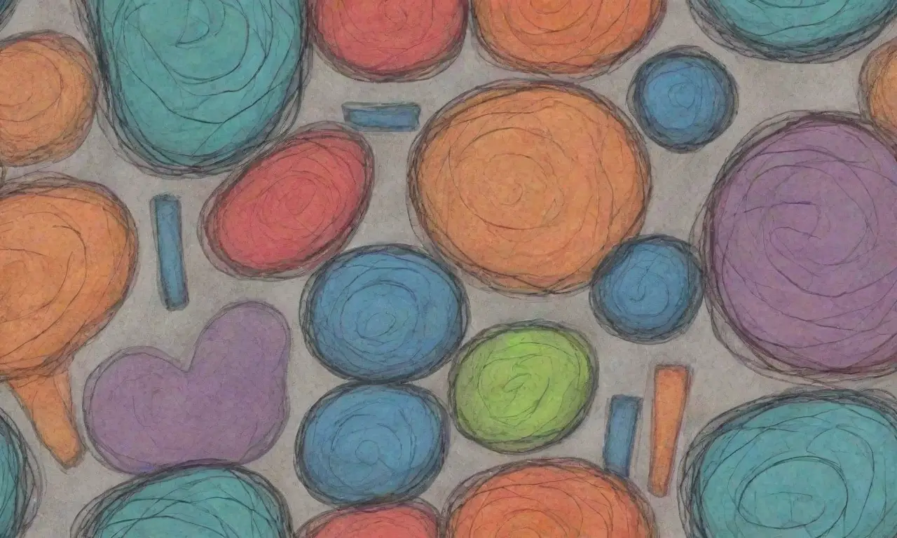 Un diseño complejo y vibrante de herramientas interconectadas con sombras y texturas que guían la atención