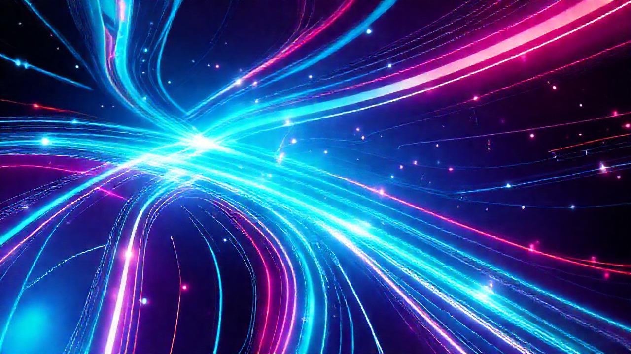Interfaz futurista digitalmente vibrante y compleja