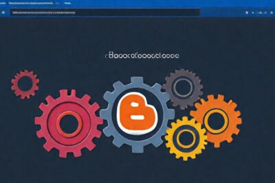 Interfaz de blog con diseño profesional