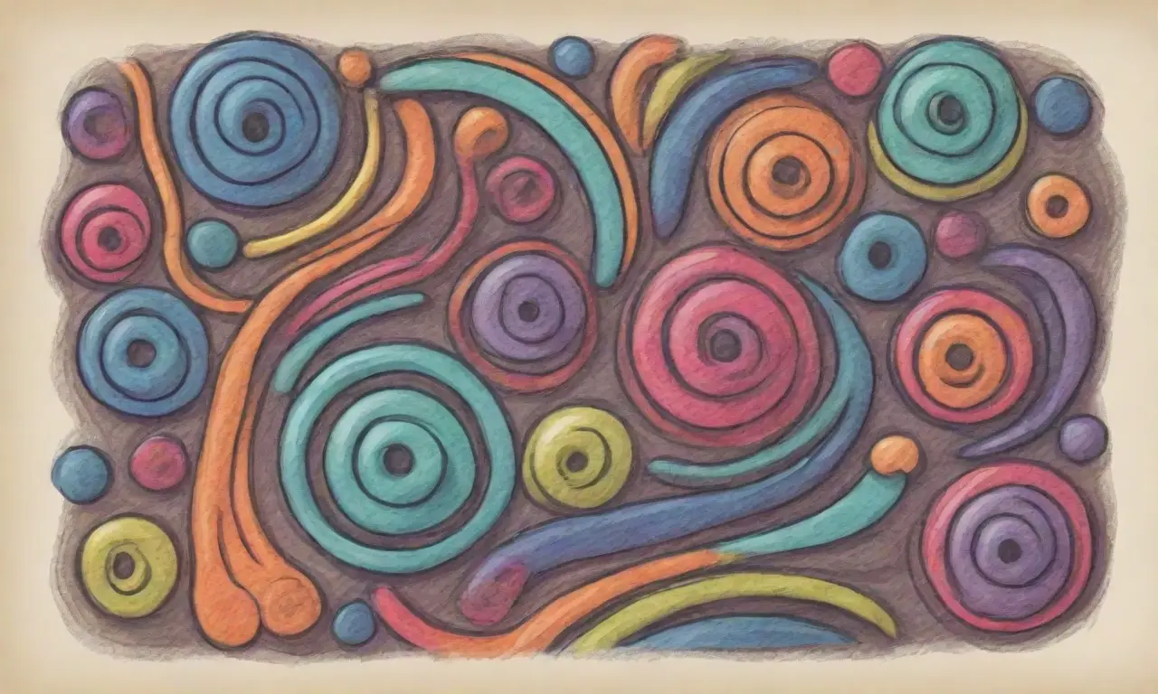 Una interfaz web dinámica con líneas audaces, colores vibrantes y texturas intrincadas