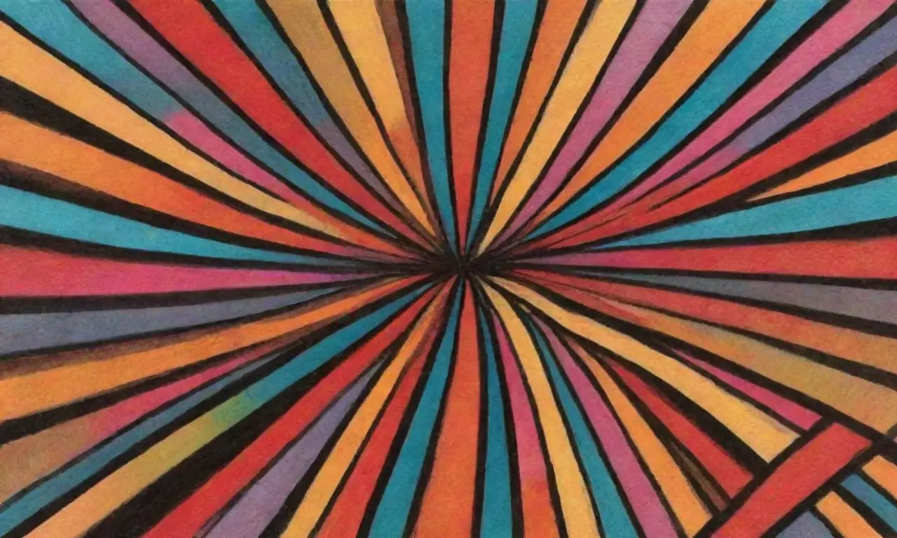 Un diseño vibrante y dinámico combina formas orgánicas y geométricas con texturas complejas y contrastes de color