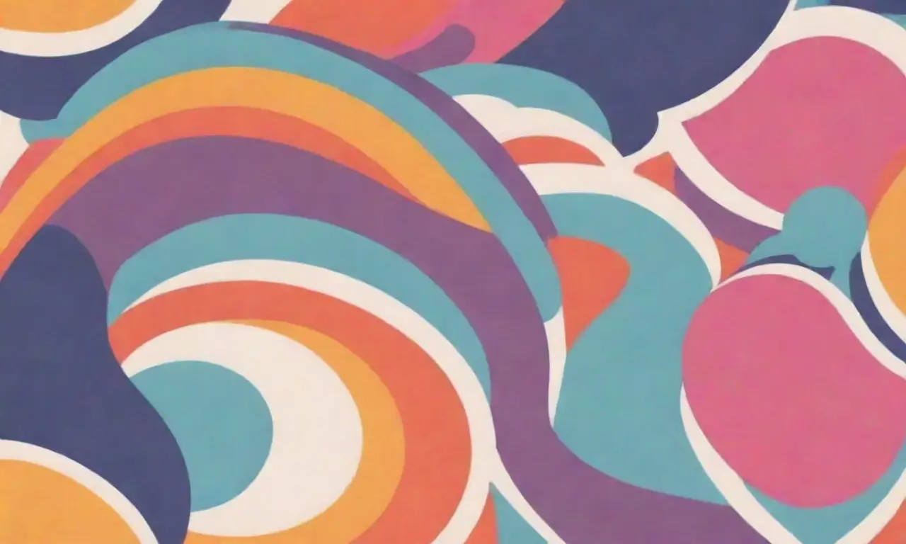 Diseño limpio y armonioso con formas suaves, colores contrastantes y tipografía clara