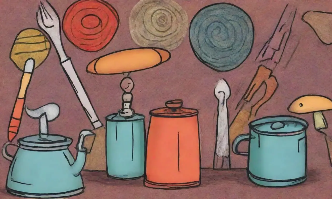 Elementos visuales como líneas, colores y texturas crean una composición dinámica y equilibrada