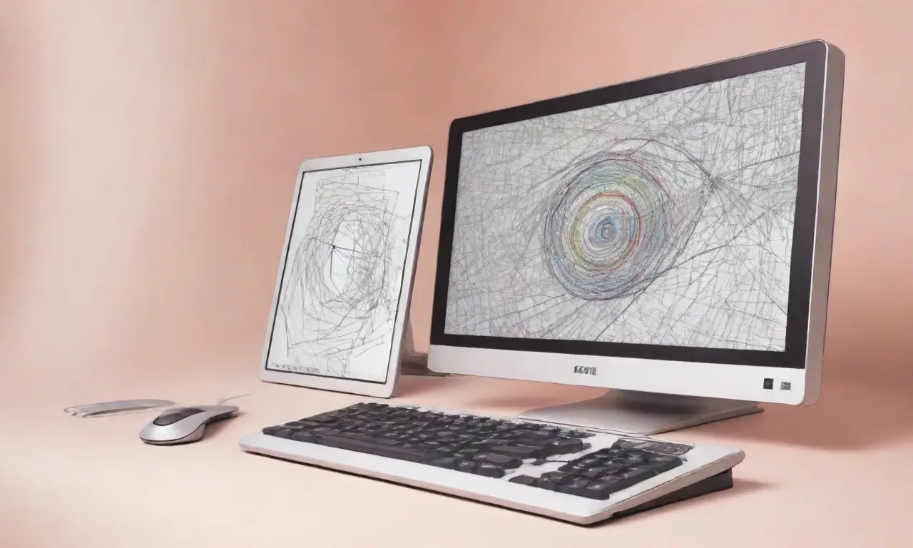 Un diseño digital combina líneas, sombras y texturas para transmitir eficiencia y claridad