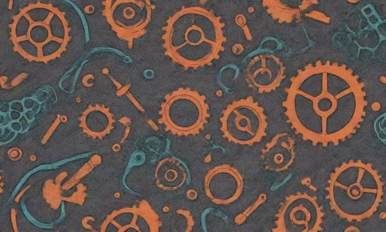 Se combinan líneas, texturas, colores y formas para crear una composición visual dinámica y funcional