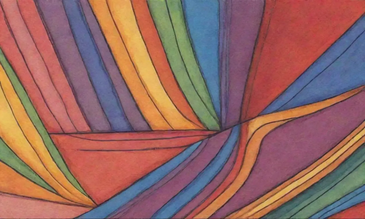 Colores vibrantes, líneas definidas y patrones intrincados crean una composición armoniosa y dinámica