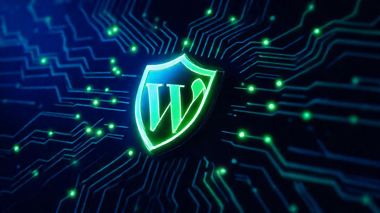 Seguridad digital futurista, diseño limpio