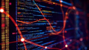 Wix digital arquitectura irradia conexiones futuristas