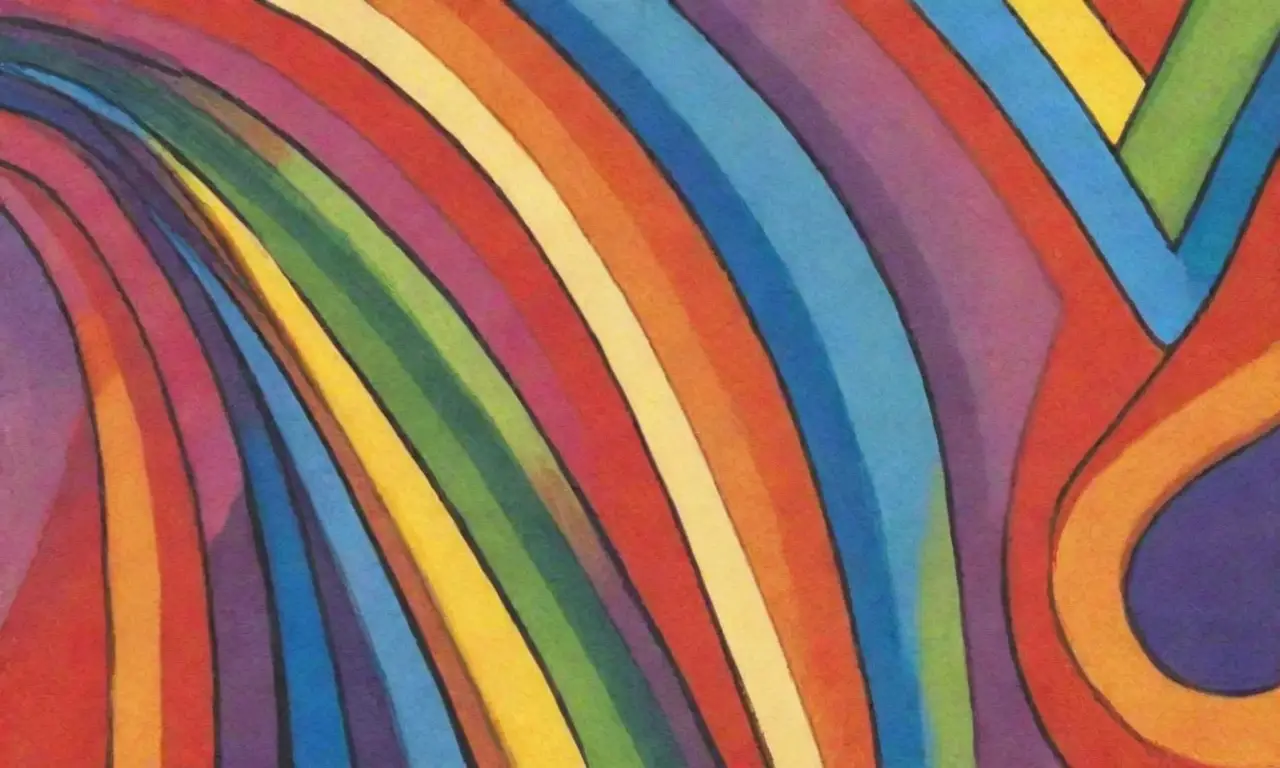 Colores vibrantes, líneas intrincadas y contrastes crean una composición armoniosa y dinámica