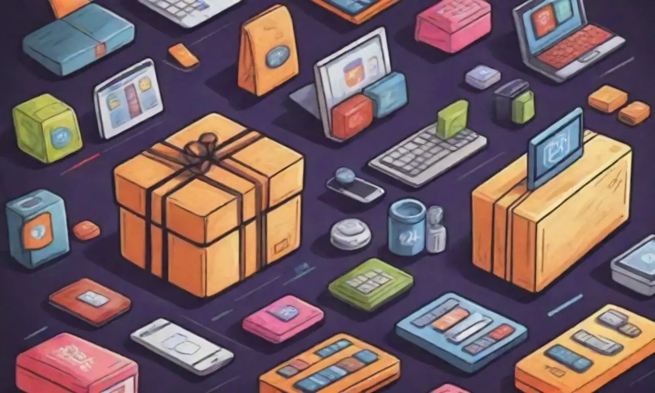 Un diseño e-commerce destaca con líneas audaces, colores vibrantes y texturas variadas