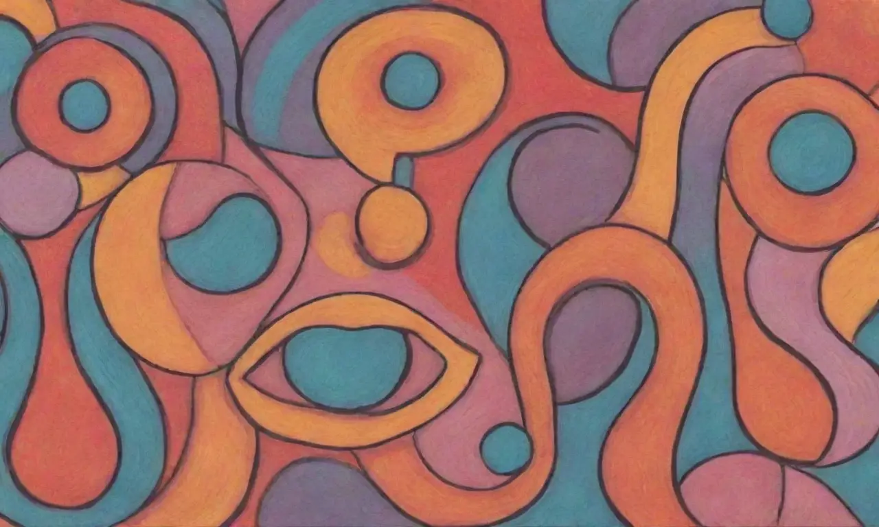El arte combina líneas, colores y texturas para crear profundidad y dinamismo visual