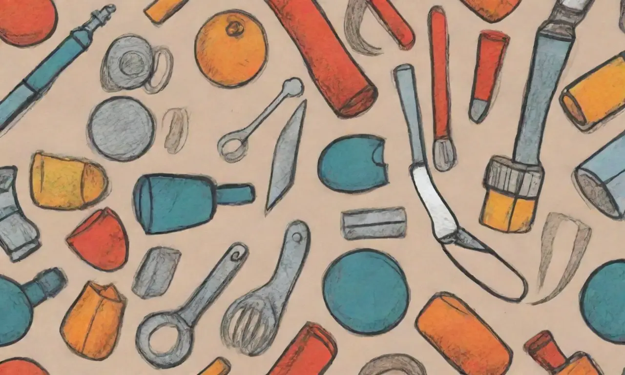 El diseño combina líneas, texturas y colores para representar tecnología accesible y adaptable