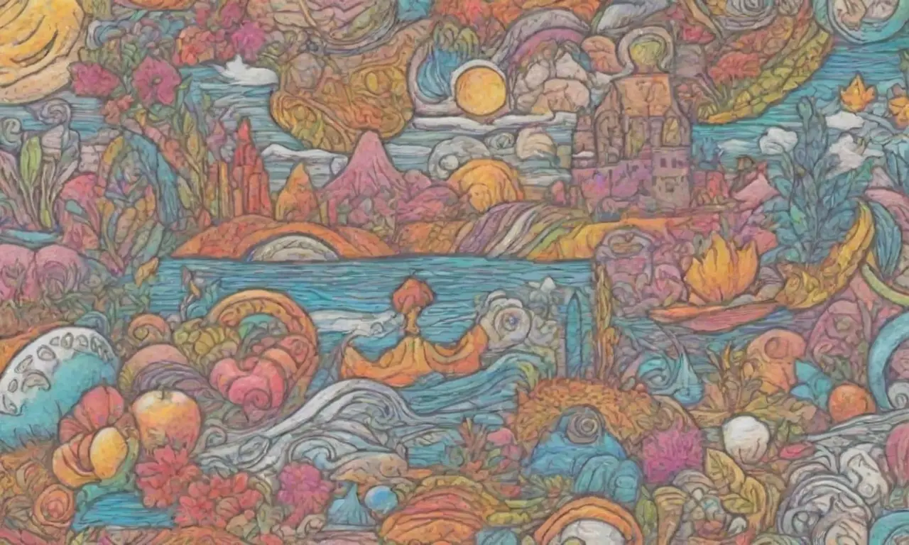 Colores vibrantes y texturas ricas crean composiciones dinámicas que invitan a la exploración