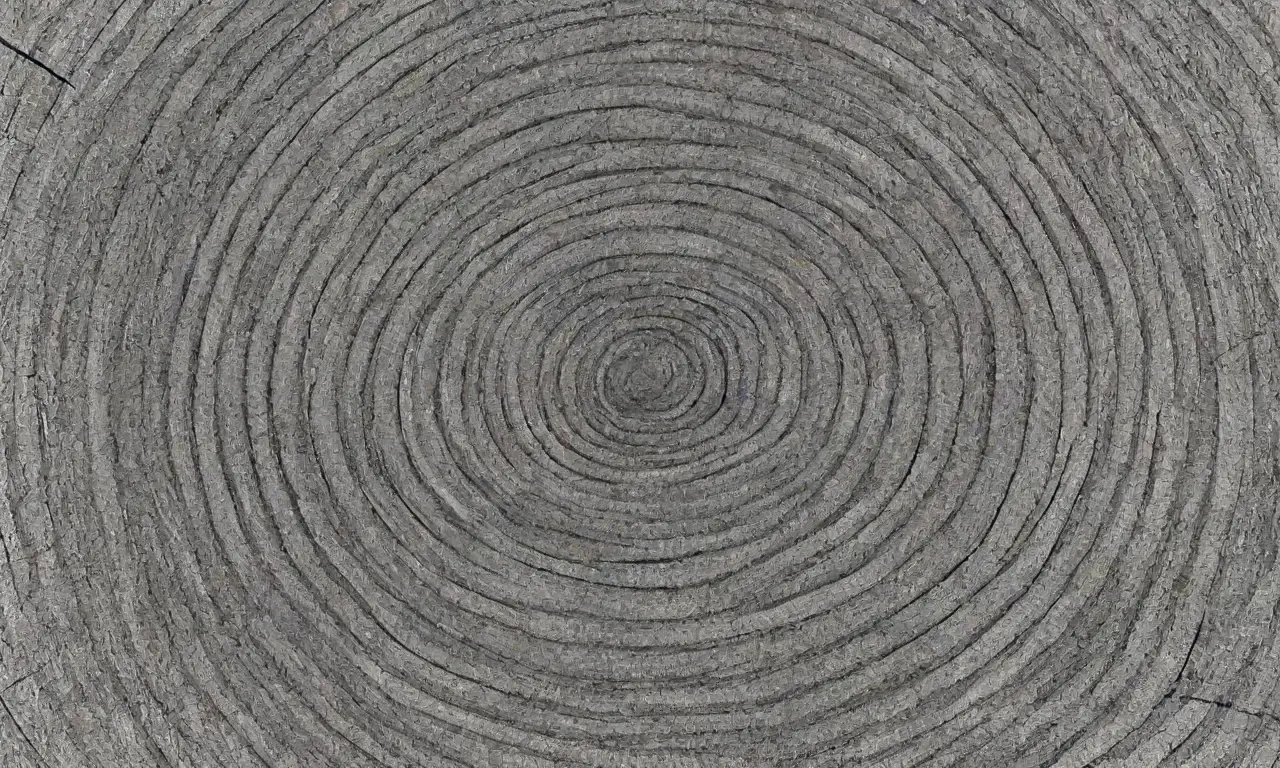 Un intrincado trabajo de líneas y sombras crea una composición visualmente rica y dinámica