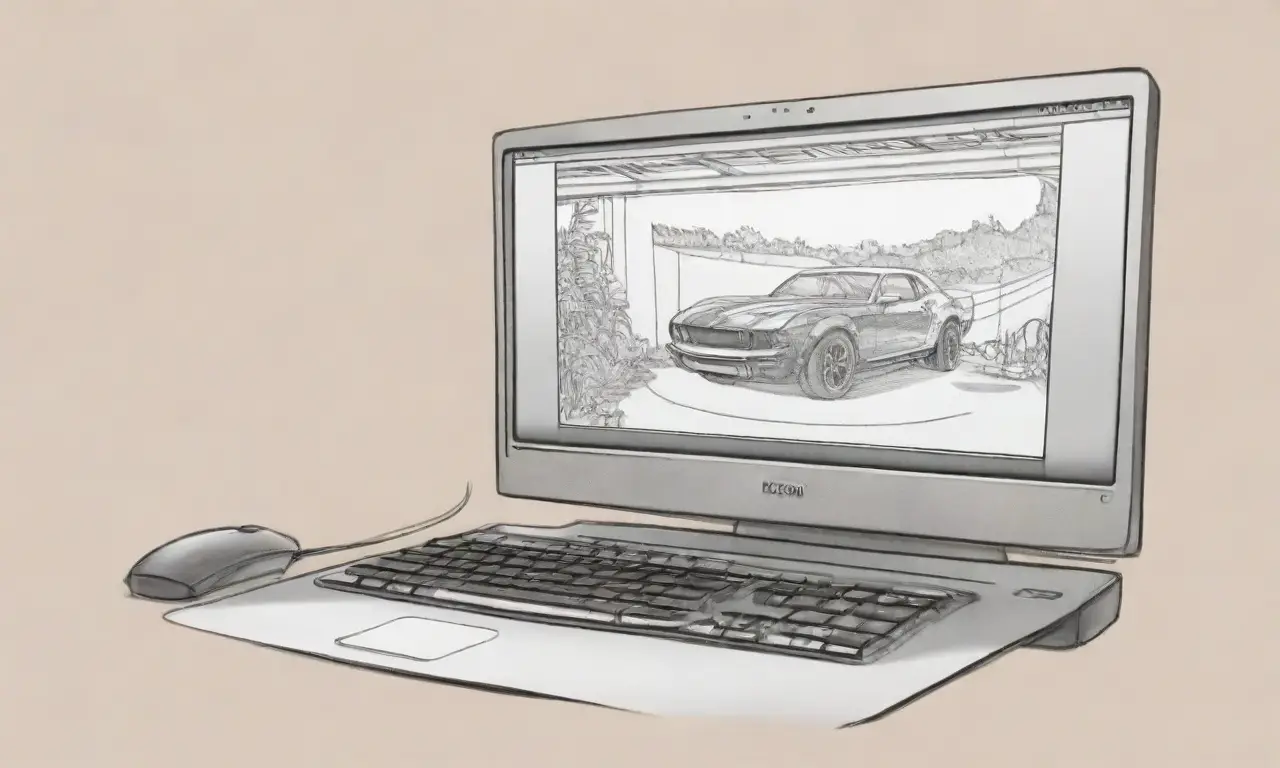 Un diseño digital complejo con líneas definidas, sombras sutiles y colores profesionales