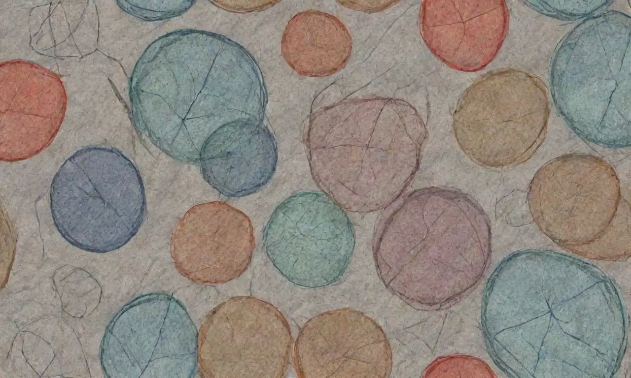 Un diseño complejo combina líneas, sombras y colores para resaltar herramientas interconectadas y su funcionalidad