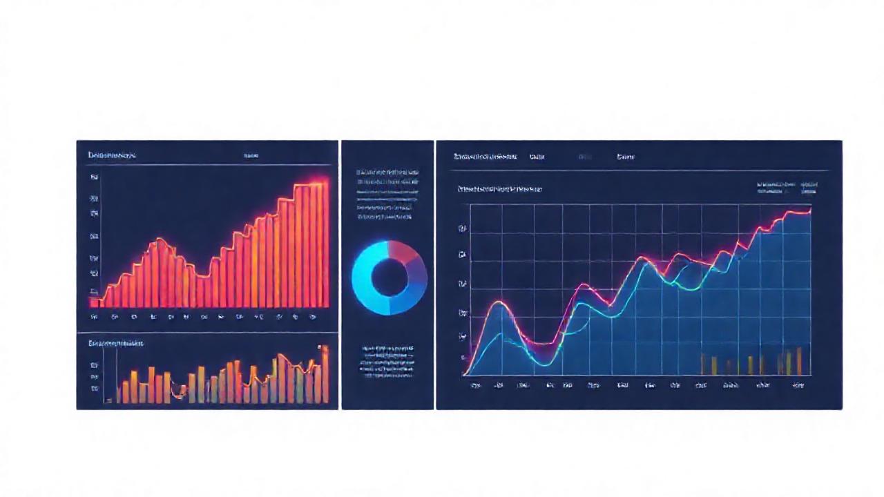 Diseño web profesional visualiza datos digitales
