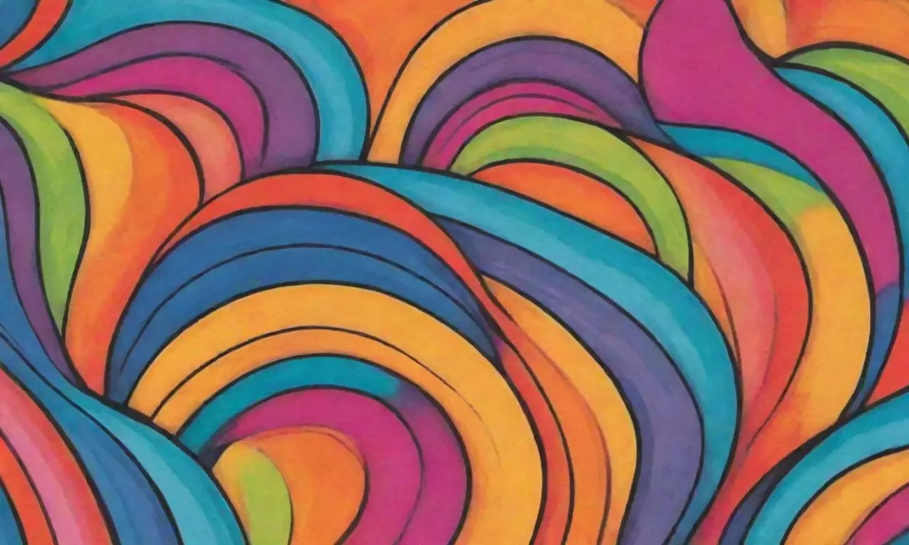 Elementos visuales vibrantes y dinámicos con contrastes y texturas variadas