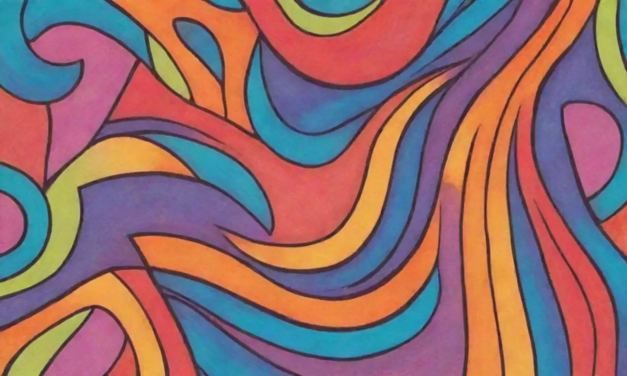 Diseños cautivadores con colores vibrantes y texturas variadas
