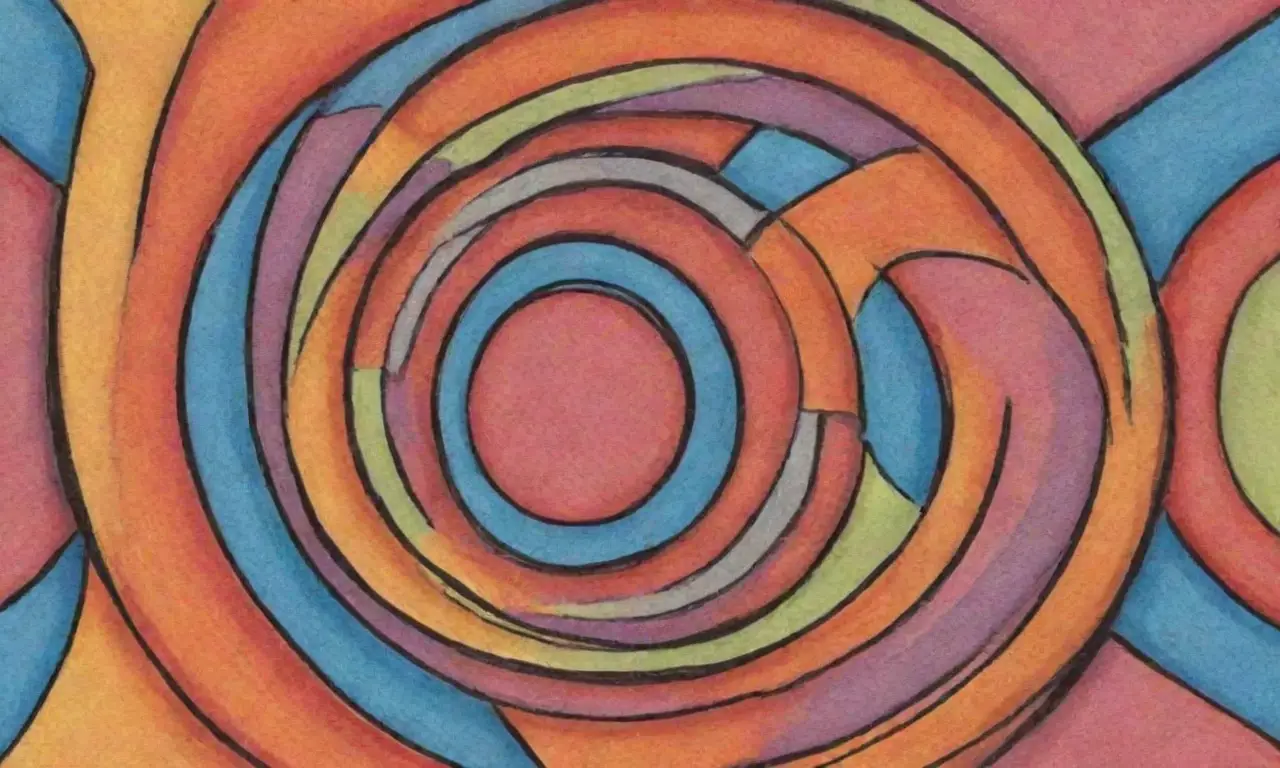 El arte combina líneas, sombras, colores y texturas para crear profundidad y movimiento
