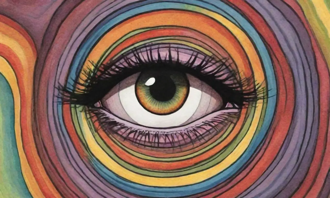 La obra combina líneas, sombras, texturas y colores para crear profundidad y movimiento