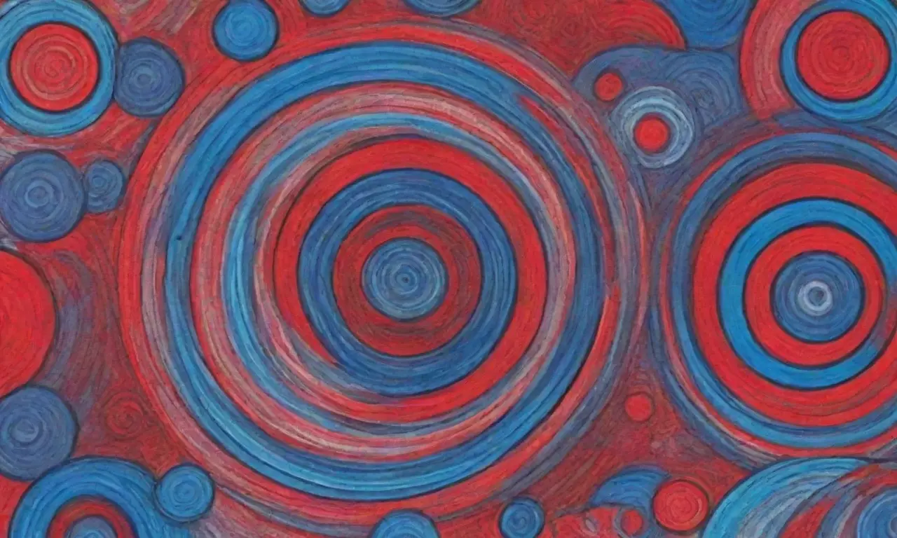 Una obra vibrante y dinámica que combina colores, texturas y formas para representar la conexión en redes sociales