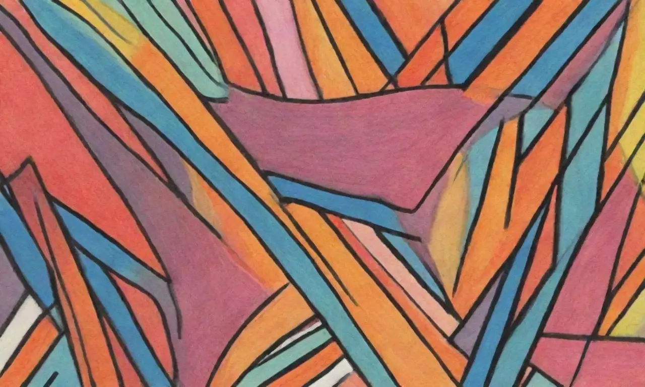 Líneas, sombras, texturas, colores y formas se combinan para crear una composición visualmente atractiva y equilibrada