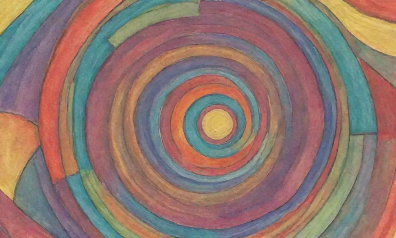 Colores vibrantes y detalles intrincados crean una composición armoniosa y dinámica