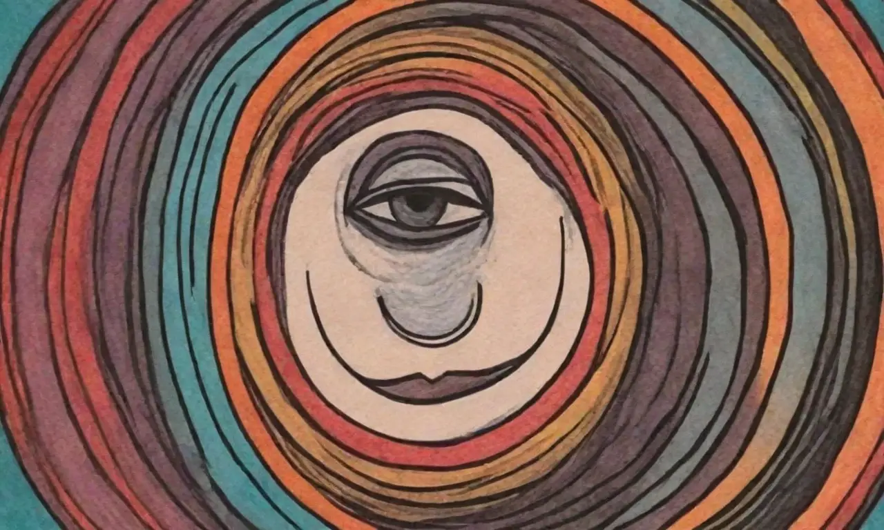 Una obra artística combina líneas, sombras, texturas y colores para crear profundidad y dinamismo