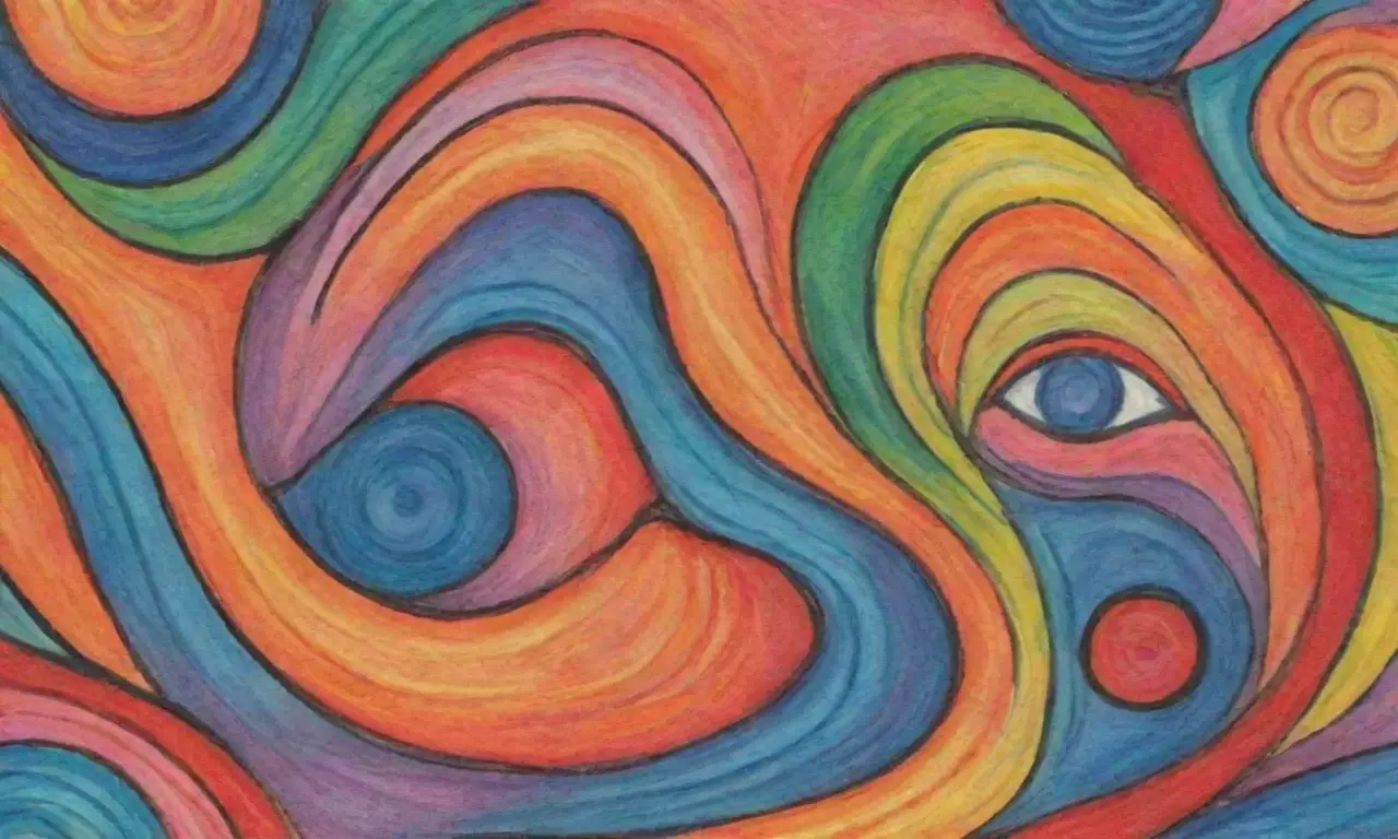 Colores vibrantes y detalles intrincados crean una composición armoniosa y dinámica