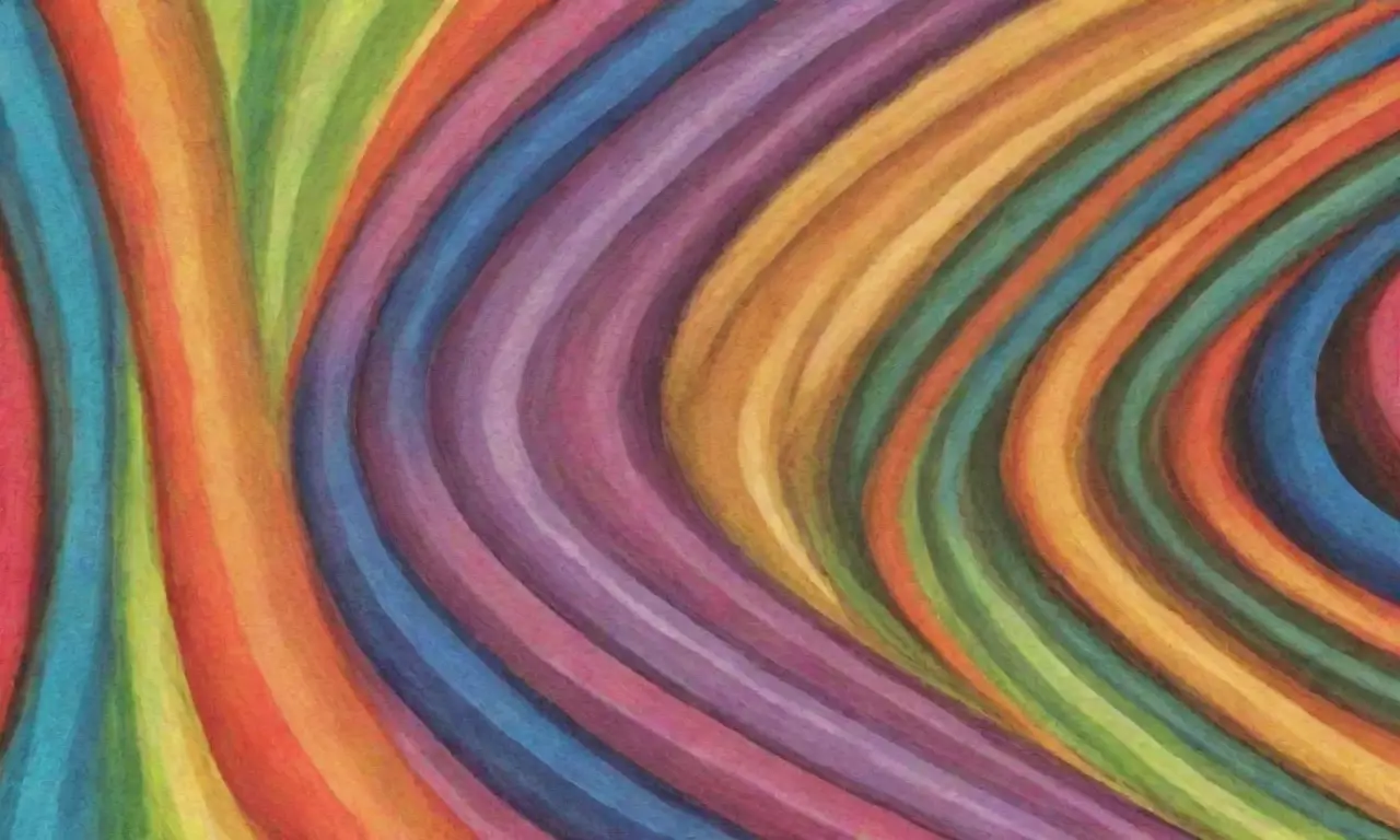 Colores vibrantes, líneas audaces y patrones intrincados crean una obra de arte compleja y armoniosa