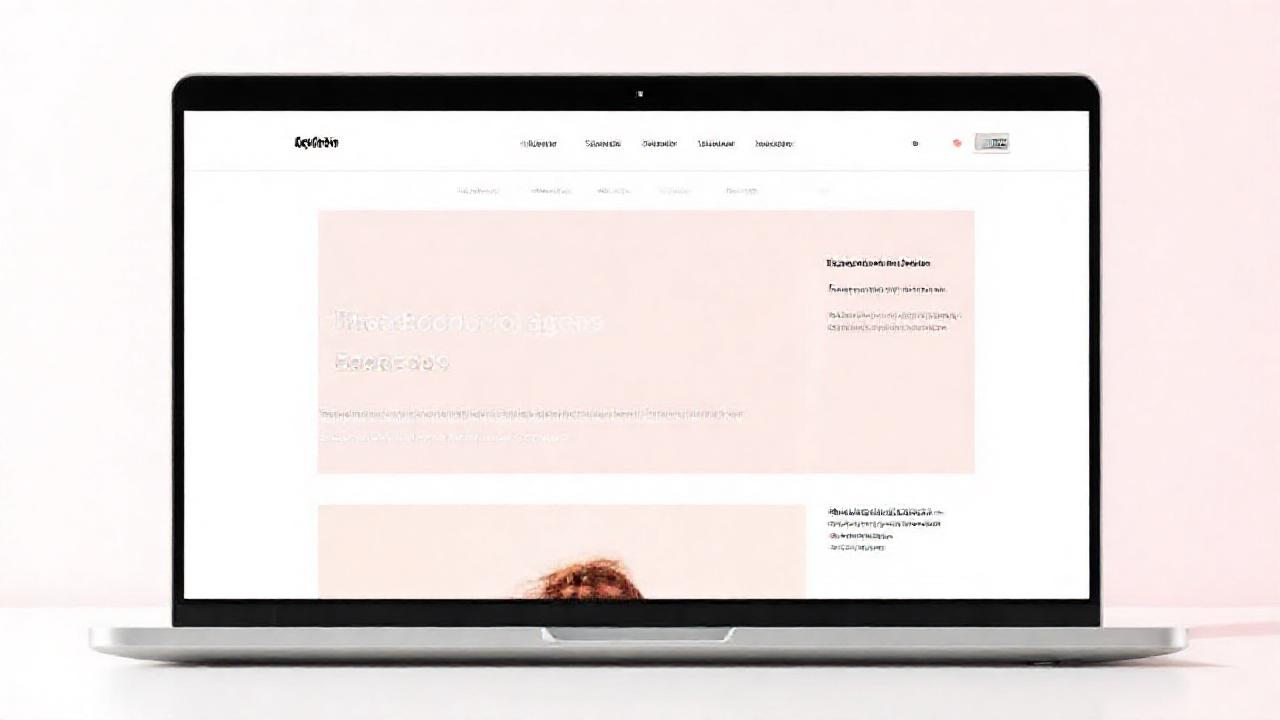 Un blog minimalista luce moderno y delicado