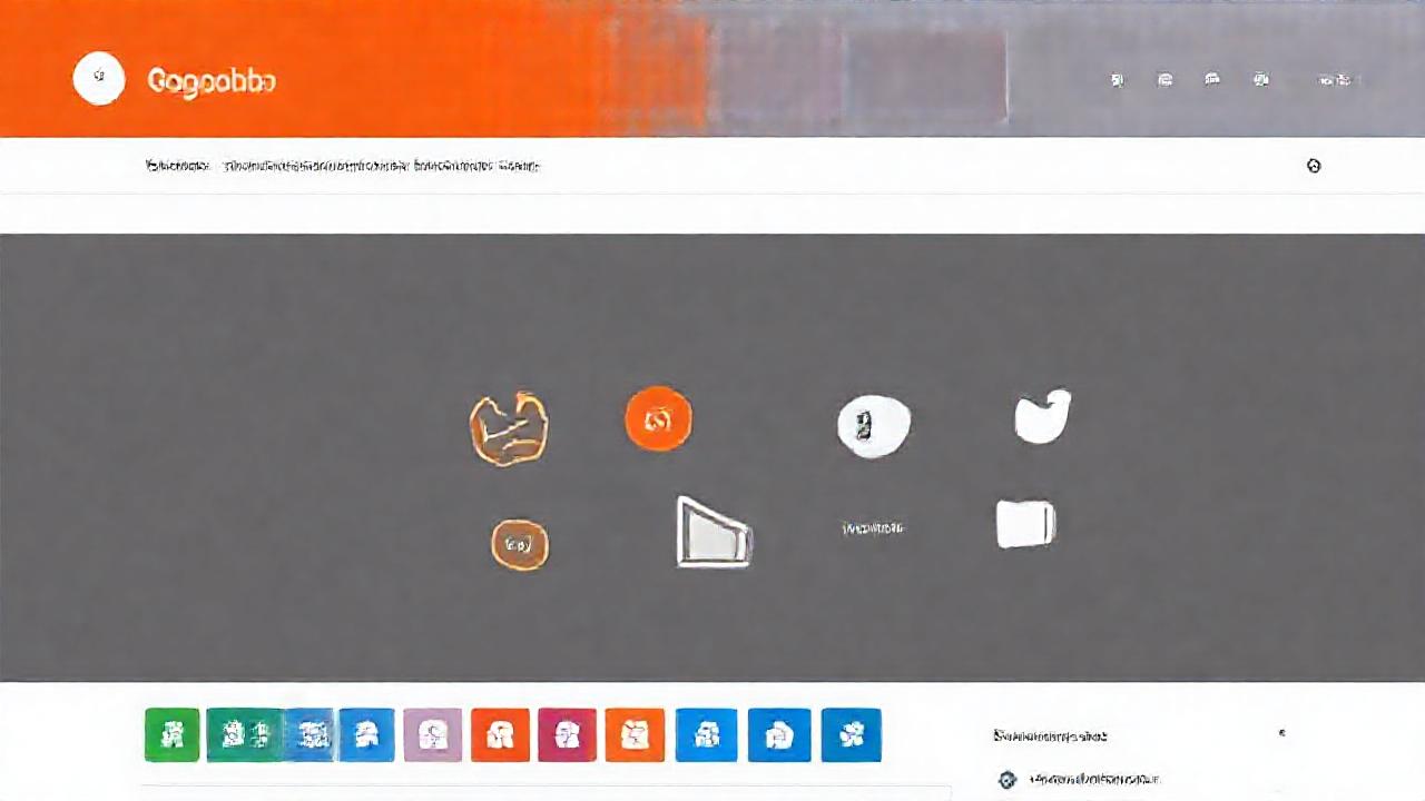 Interfaz blog colorida y atractiva visualmente