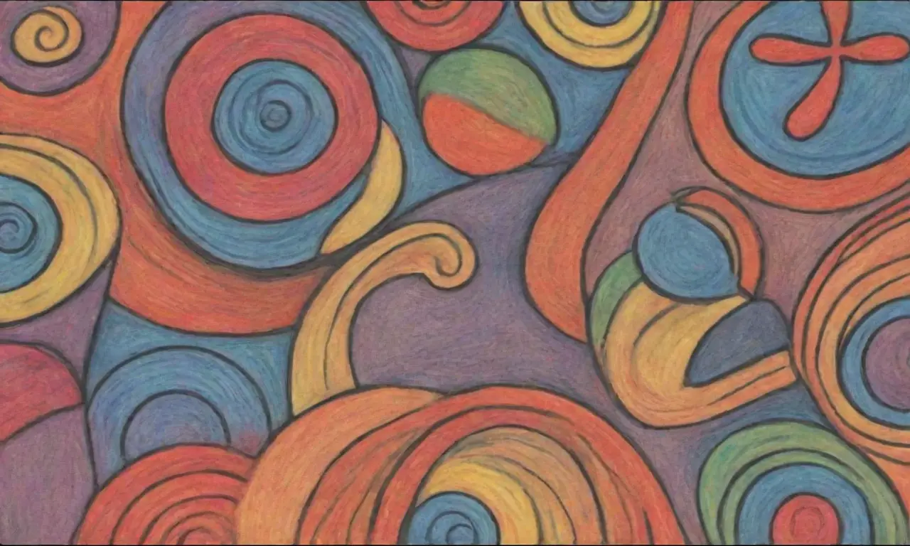 Una composición equilibrada y dinámica resalta la figura central con contrastes de color y texturas variadas