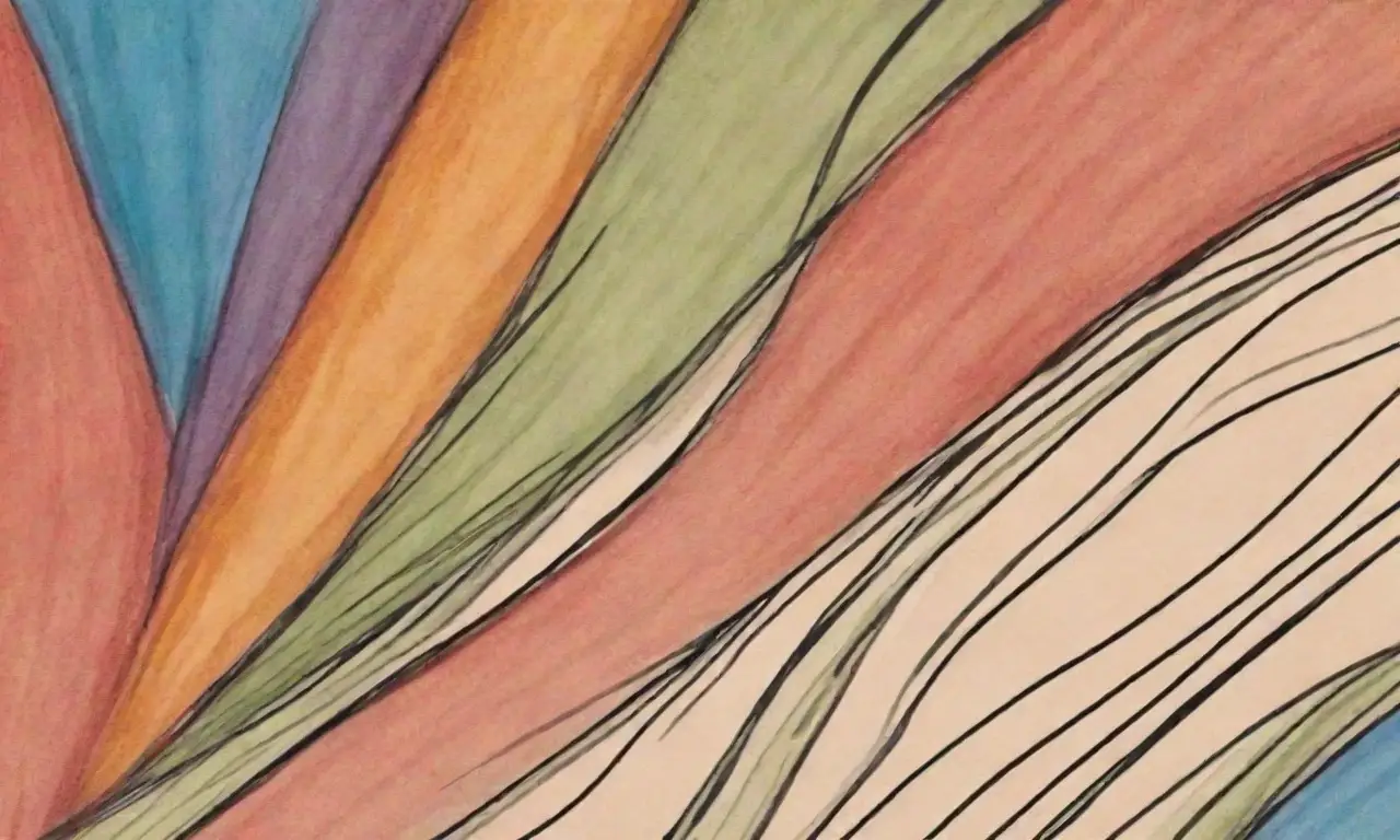 Un diseño equilibrado con líneas audaces, texturas intrincadas y colores vibrantes que guían la atención