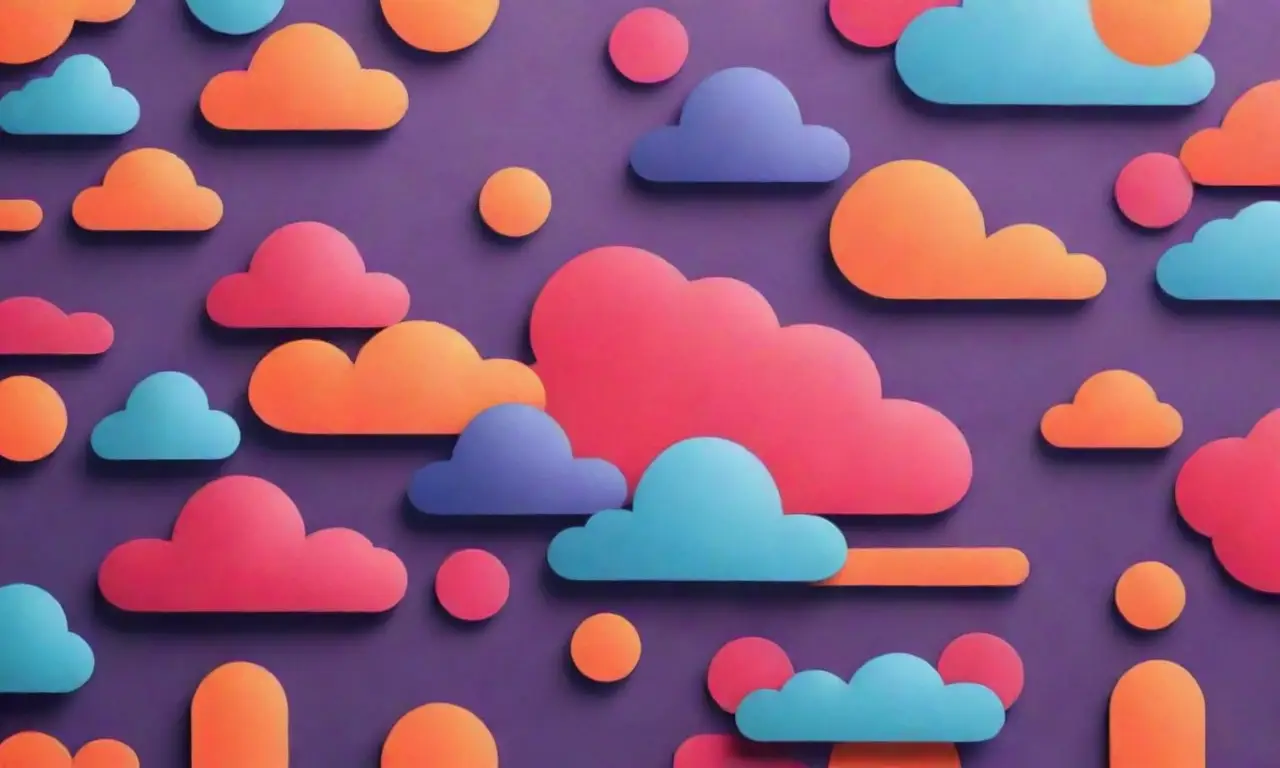 Un diseño digital combina gradientes suaves, líneas definidas y colores vibrantes para transmitir modernidad y conexión