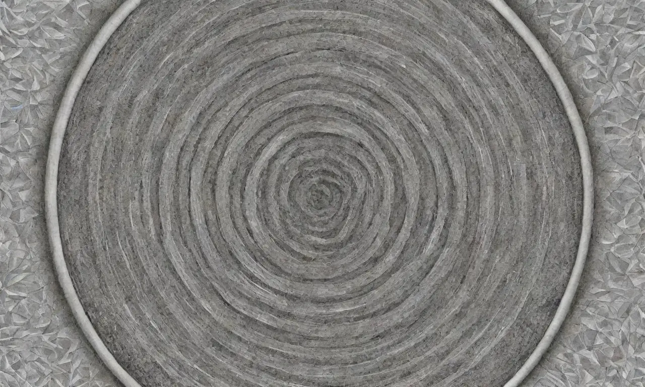 Un intrincado diseño con formas interconectadas, sombras suaves y una paleta de colores armoniosa crea una composición dinámica y estructurada