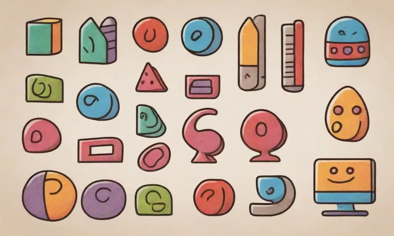 Los iconos de los plugins presentan líneas definidas, colores vibrantes y texturas realistas en una composición dinámica y equilibrada